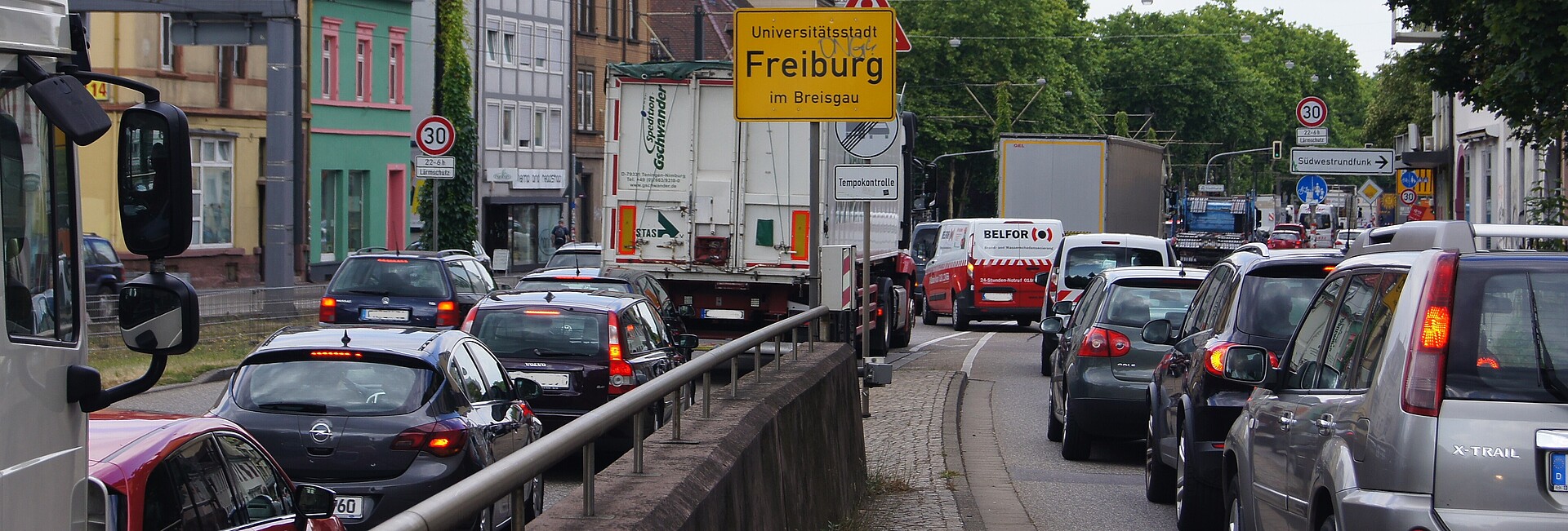 Schwarzwaldstraße in Freiburg