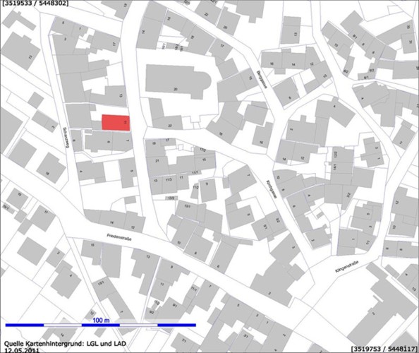 Lageplan, 74235 Erlenbach, Weinstraße 11