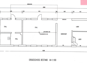 Fasselstall Grundriss EG