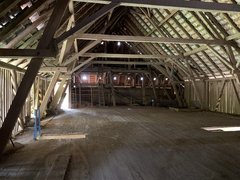 Dachgeschoß der Scheune