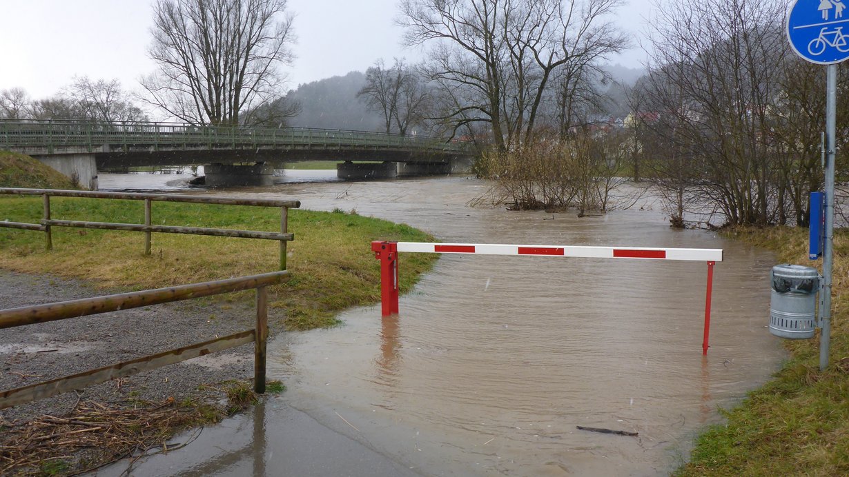 Hochwasser in Obernau