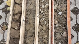 Bodenproben der Erkundung