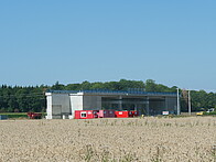 Juli 2022: Bauwerk 5, Brücke über die Bahn