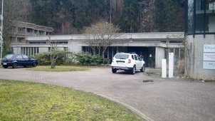 Ehemaliges Hallenbad, Westansicht, 72108 Rottenburg-Bad Niedernau, Badstraße 83 - 85