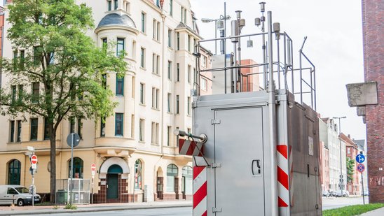 Messanlage zur Luftreinhaltung