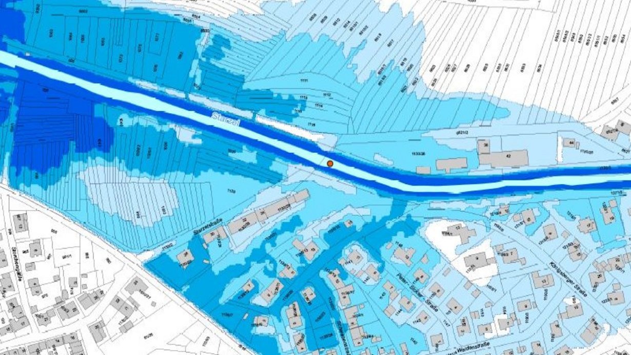 Hochwassergefahrenkarte