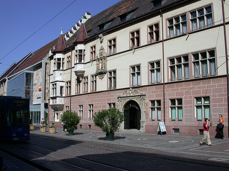 Dienstgebäude des Regierungspräsidiums in der Freiburger Innenstadt