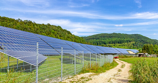 Solarkraftwerk in Gruibingen