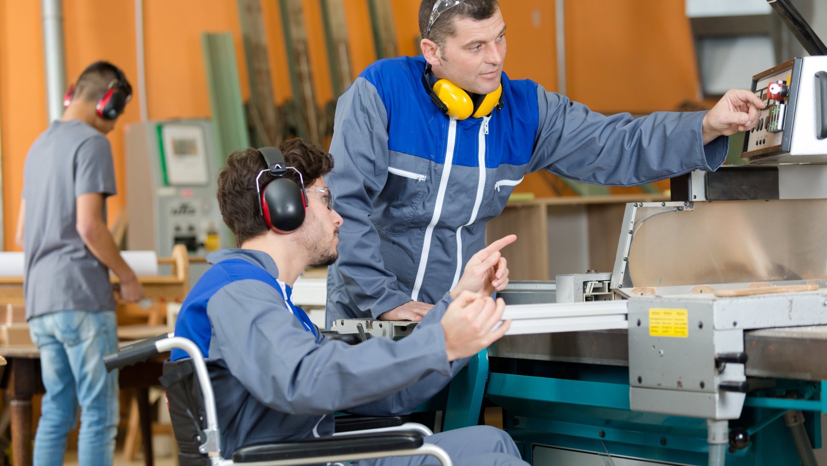 Anleitung im Beruf von Menschen mit Handicap