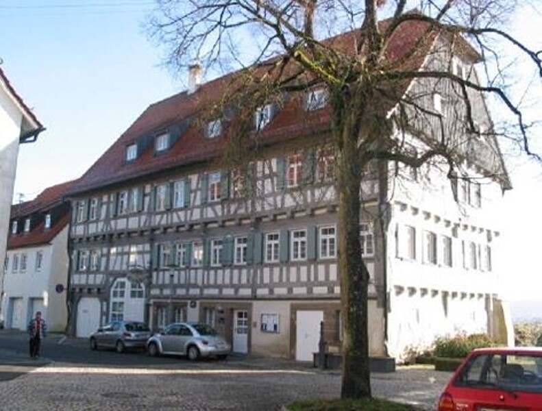 Gebäude "Altes Spital" in dem sich die Stadtbücherei Rosenfeld befindet.