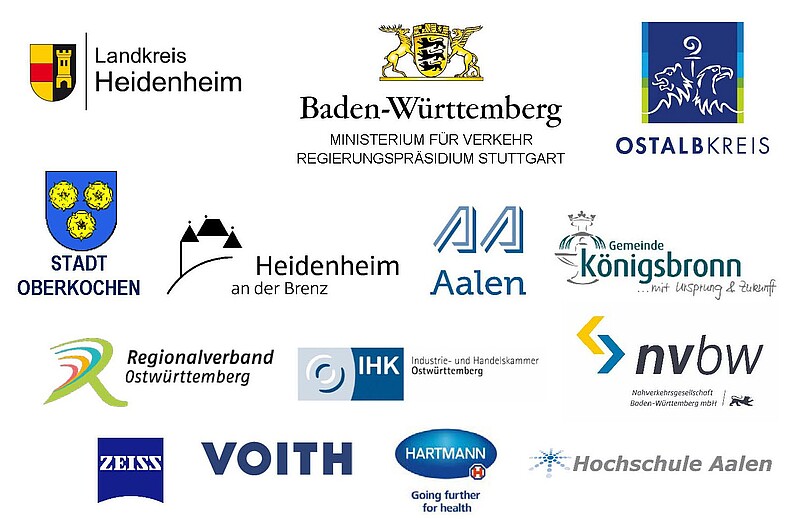 Logos der Partner des Mobilitätspakts