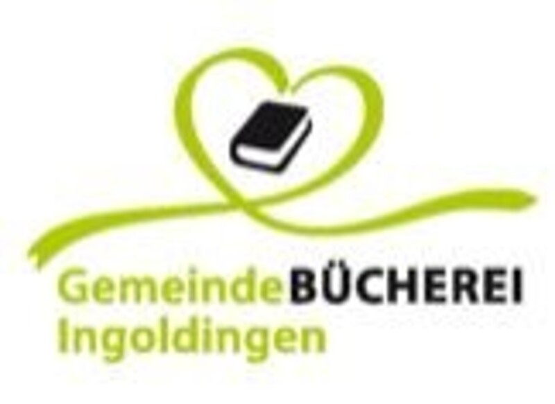 Logo der Gemeindebücherei Ingoldingen: Buch im Herz