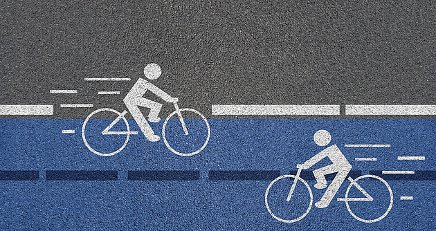 Symbolbild für einen Radschnellweg