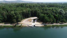 Einlassbauwerk mit Fischpass