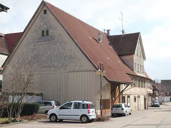 Seitenansicht des Gebäudes