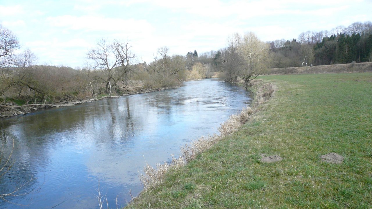 Blick auf die Renaturierung der Donau bei Datthausen