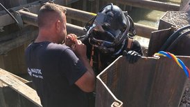 Unterwasserbetonarbeiten