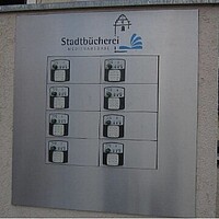24-Std.-Abholschließfächer am Speth`schen Stadtschloss/Rathaus für bestellte Medien der Stadtbücherei Gammertingen 