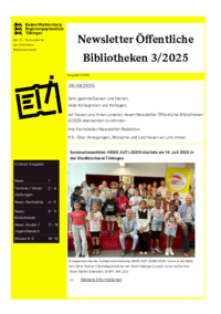 Vorschaubild: Newsletter 3/2025