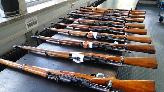 Waffenprüfung im Beschussamt