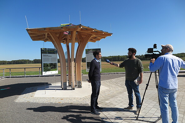 Baden TV interviewt den Projektleiter