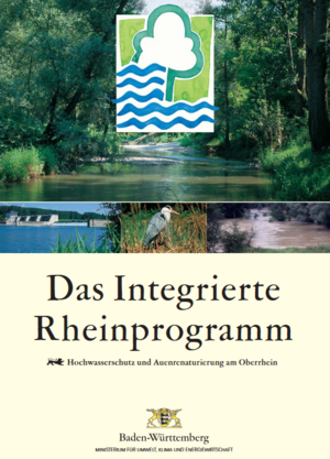 Titelblatt der Broschüre zum Integrierten Rheinprogramm