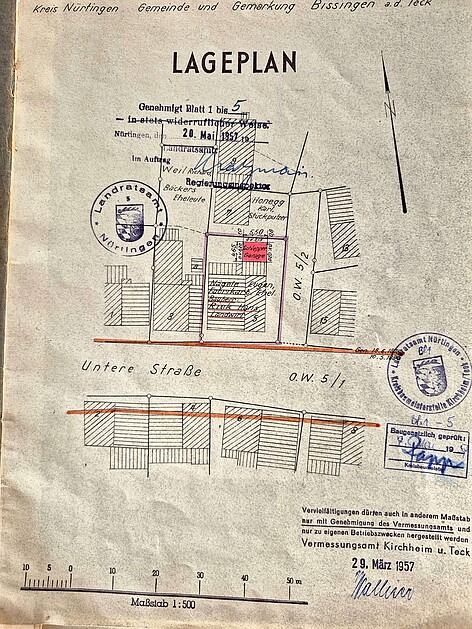 Lageplan, 73266 Bissingen unter Teck, Untere Straße 5 Lageplan, 73266 Bissingen unter Teck, Untere Straße 5