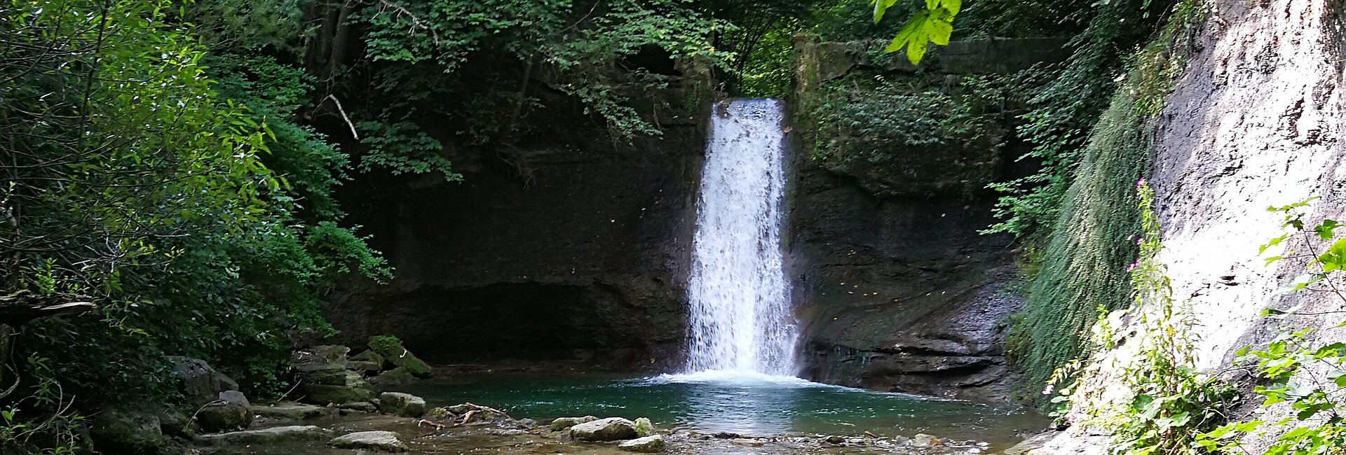 Wasserfall an der Eyach