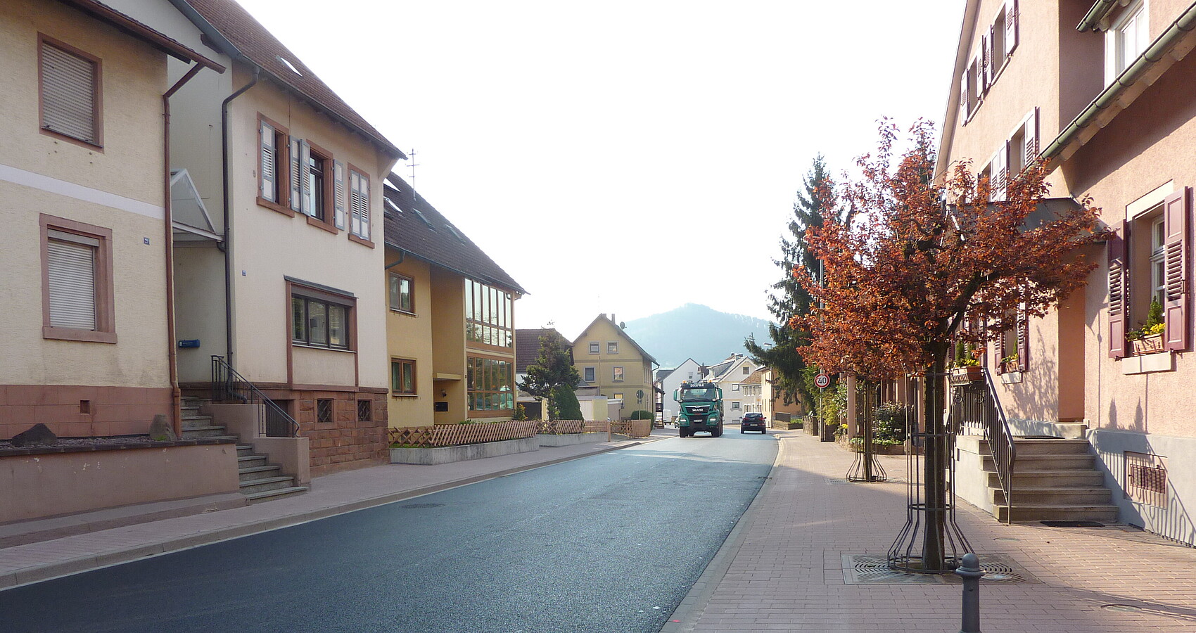 Sanierte Durchfahrtsstraße in Lahr-Reichenbach