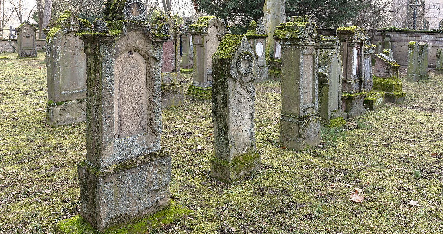 Grabmale des jüdischen Friedhofs