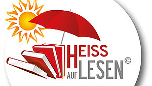 Bild zeigt das Logo von "Heiss auf Lesen"