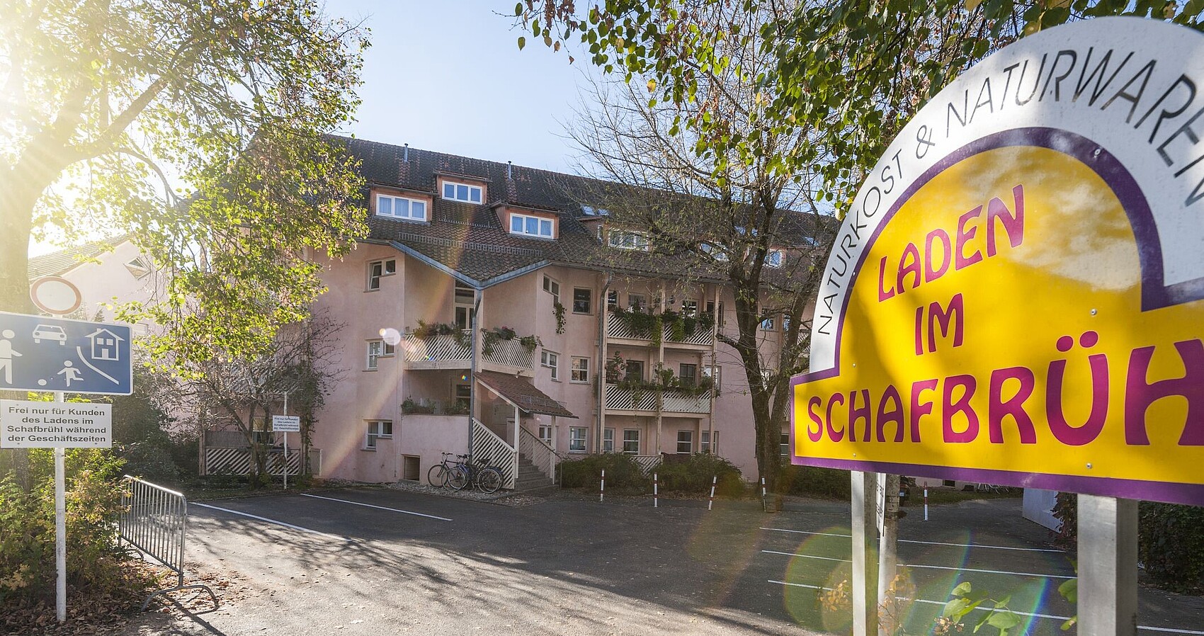 Siedlung Schafbrühl (Architekten J. Eble, B. Sambeth, W. Oed, G. Häfele, 1984-85), Tübingen, Baden-Württemberg