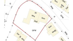 Lageplan, 72348 Rosenfeld-Leidringen, Erzinger Straße 30
