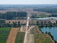 Bauwerk 2 und 3 über die Donau und den Donaukanal, Juli 2022