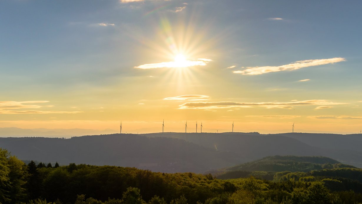 Windkraftanlagen im Schwarzwald