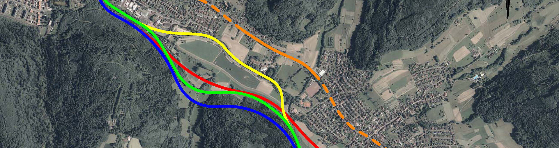 Ein Plan für die Ortsumfahrung Lahr - Kuhbach