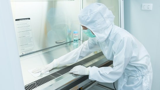 Infektionsschutz1 in einem Labor