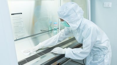 Infektionsschutz1 in einem Labor