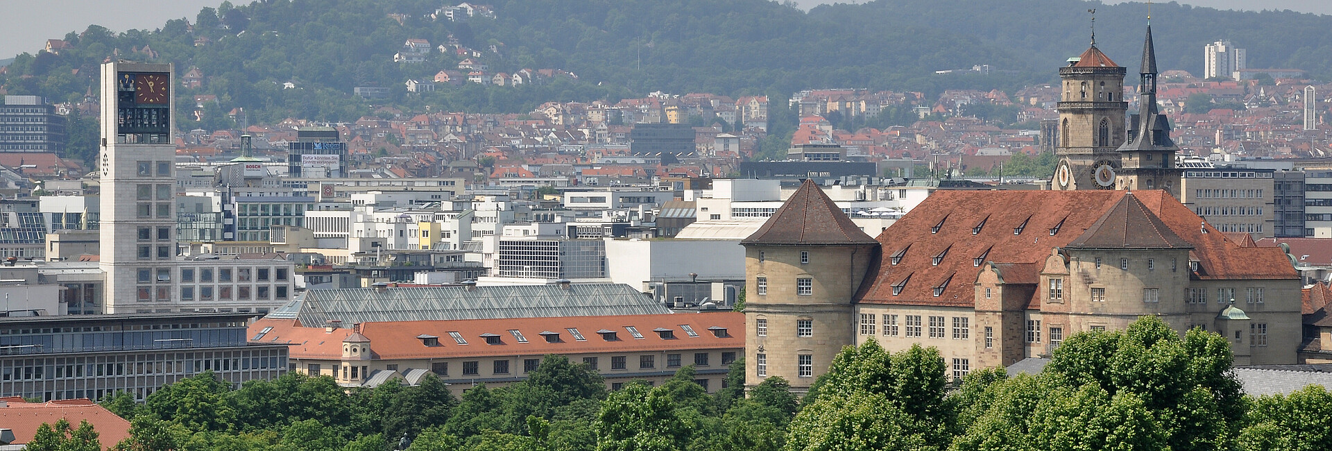 Stuttgarter Rathaus und Schloss
