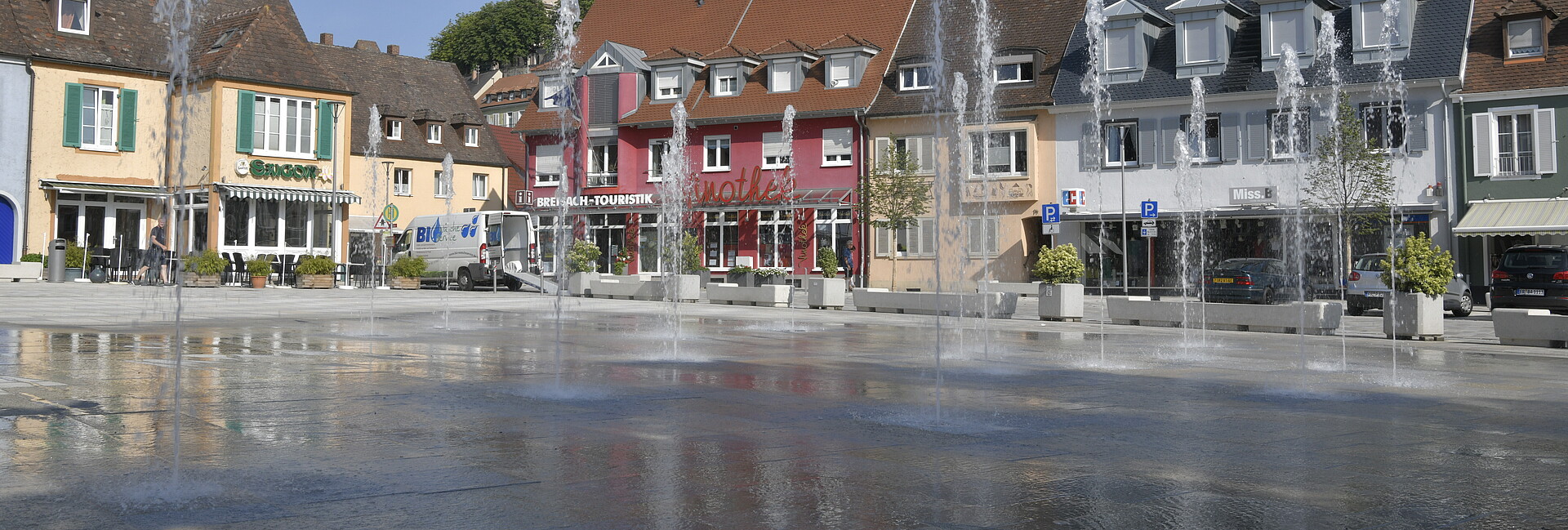 Breisacher Innenstadt nach der Neugestaltung