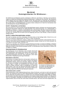 Vorschaubild: Merkblatt - Nistmöglichkeiten für Wildbienen