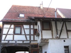 Gebäudeansicht, 71665 Vaihingen/Enz-Aurich, Hirsauer Straße 3 (Haus) und 3/1 (Scheune) 