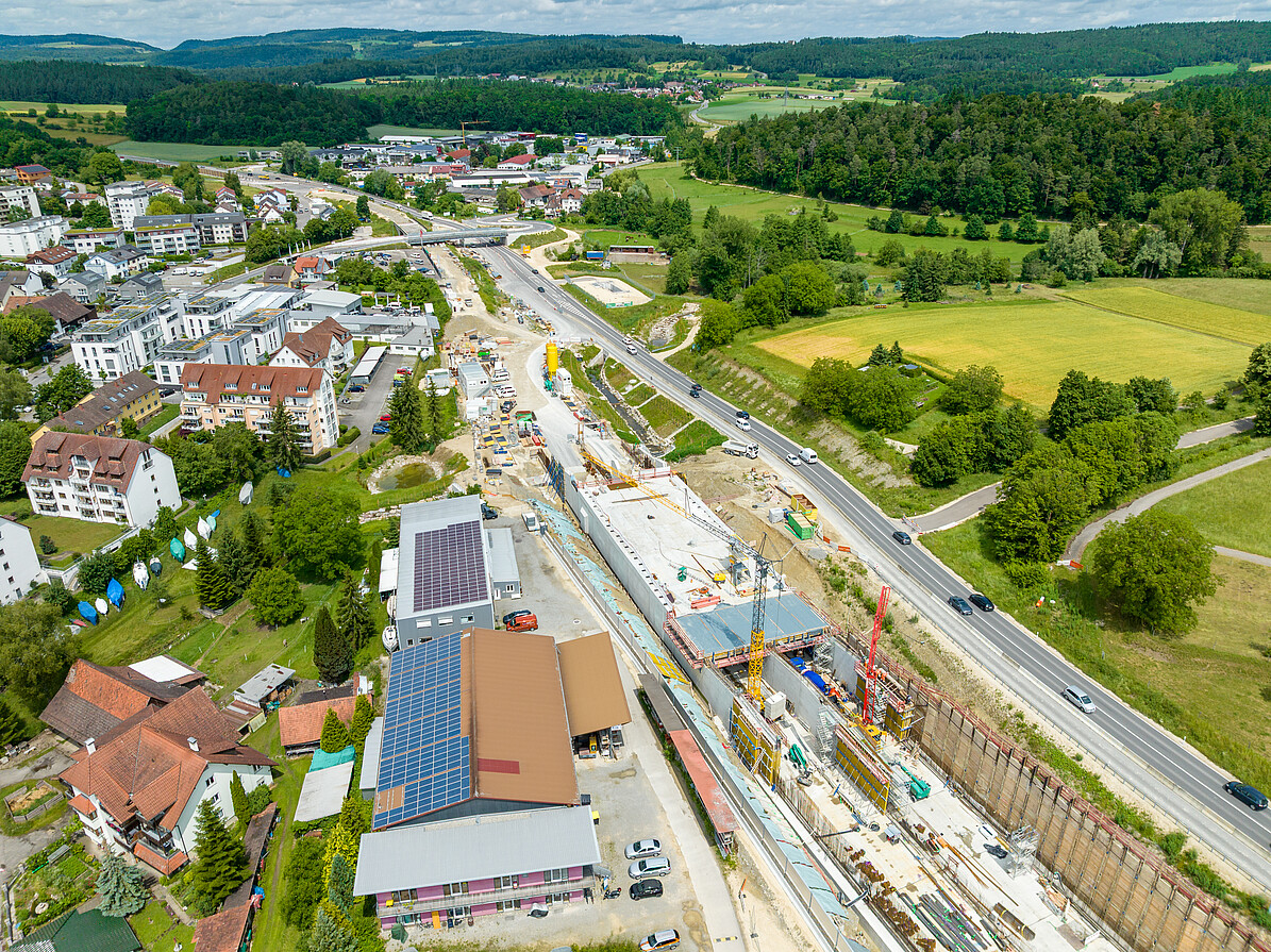 Baustelle Tunnel Röhrenberg
