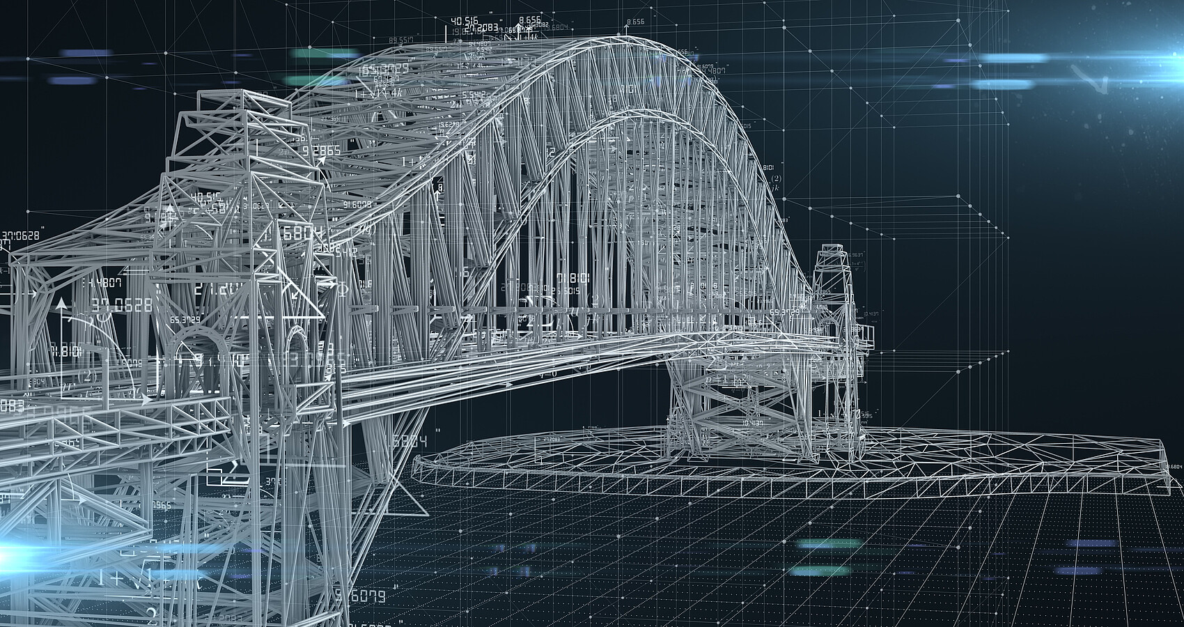 3D-Visualisierung einer Brücke
