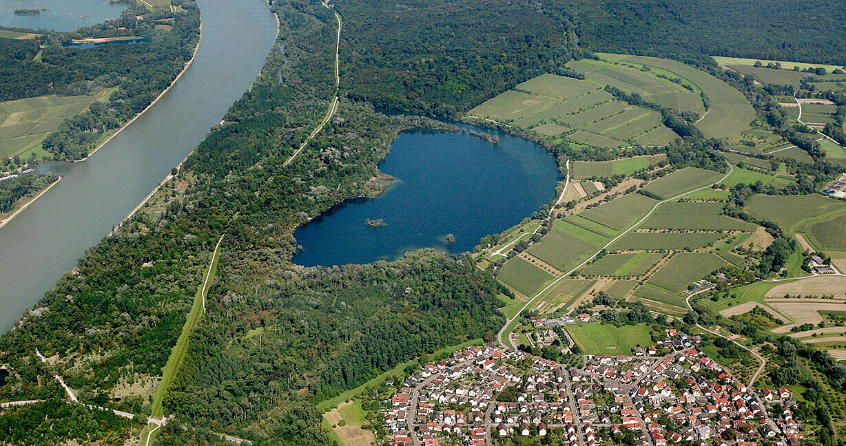 Luftbild vom Polder