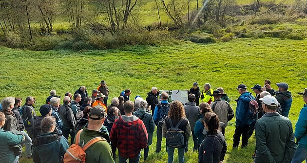 Exkursion im Rahmen des Biberberatendentreffens