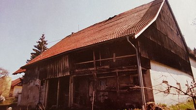 Rückansicht des Nebengebäude 