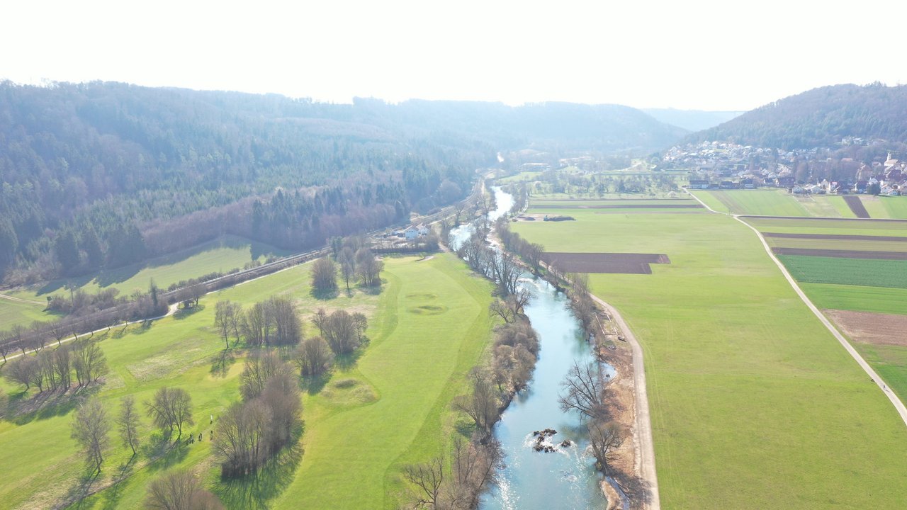 Blick auf den Neckar bei Börstingen