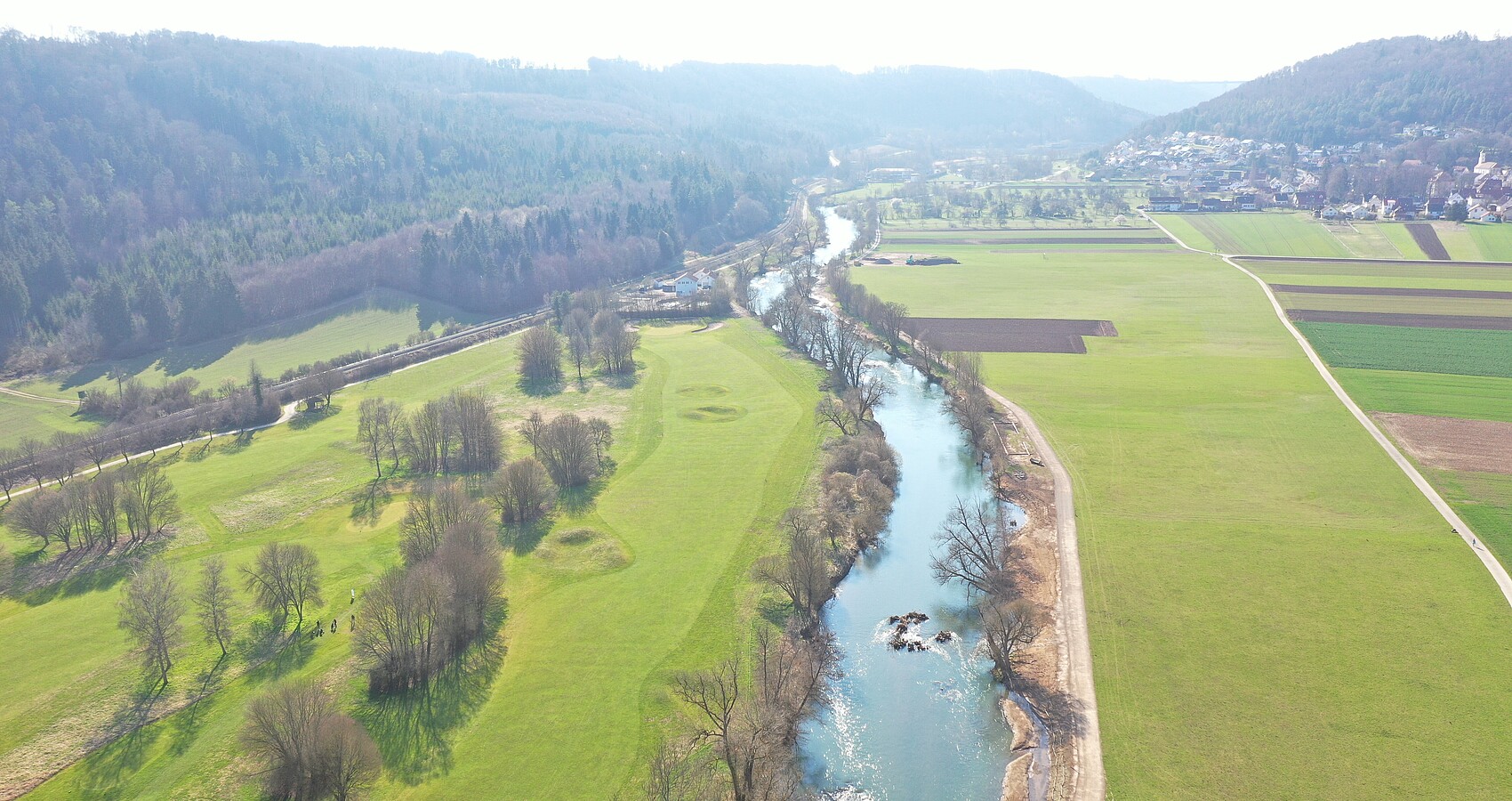 Blick auf den Neckar bei Börstingen