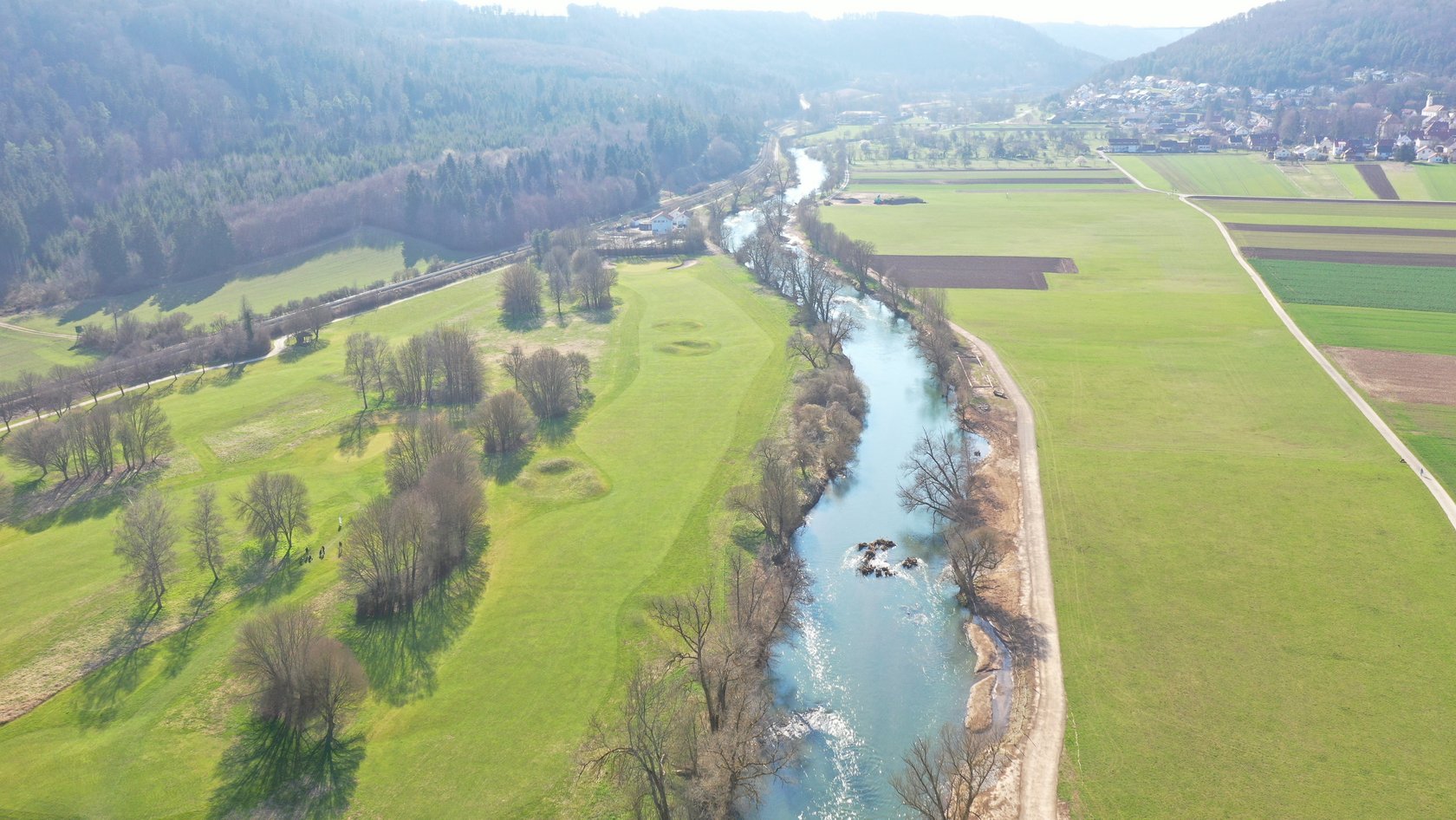 Blick auf den Neckar bei Börstingen